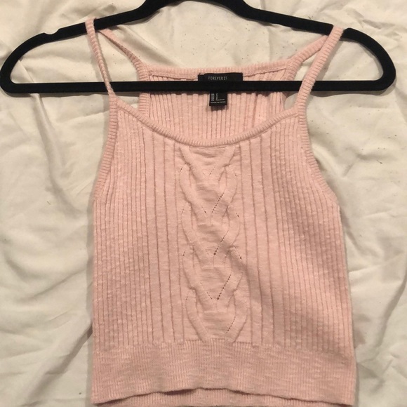 F21 Sweater Crop Top - Picture 1 of 2